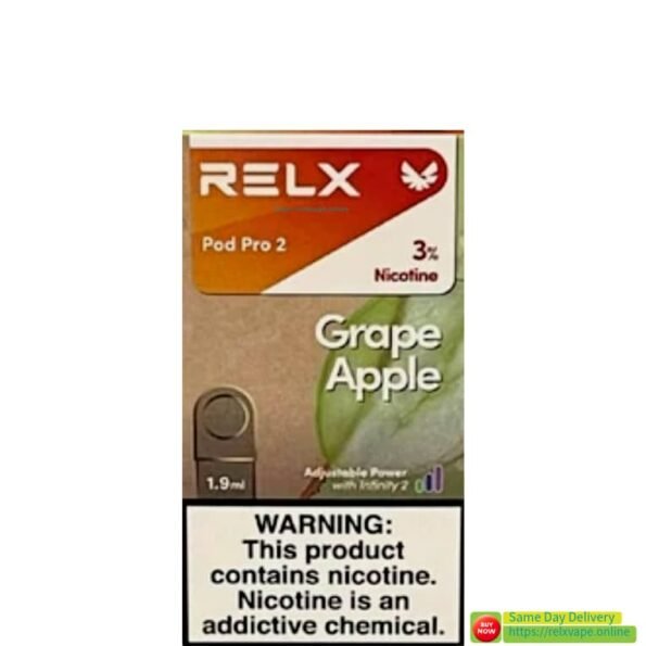 RELX Pod Pro 2 Grape Apple 3% in uae