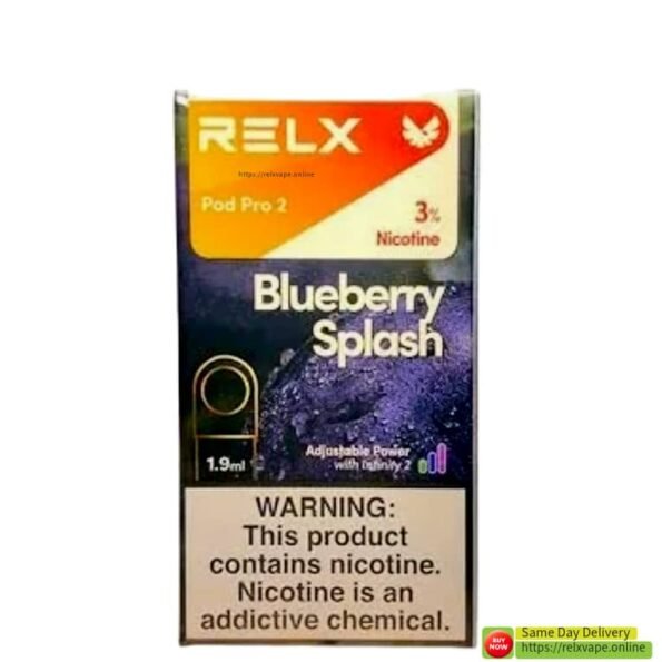 Relx Pod Pro 2 Blueberry Splash 3% in uae