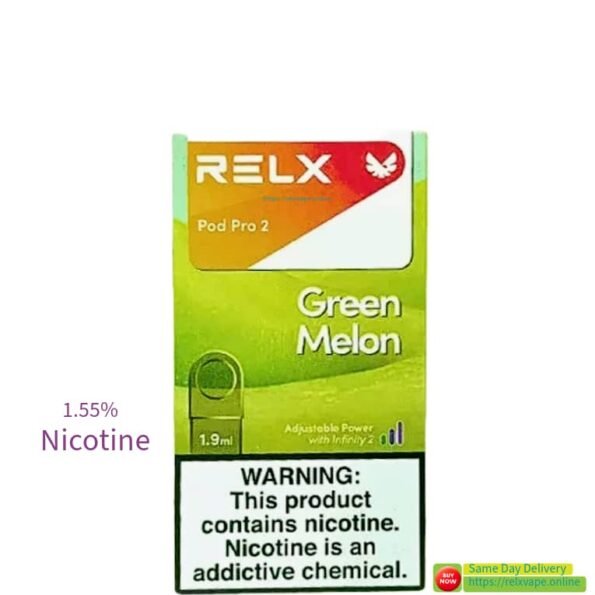 RELX Pod Pro 2 Green Melon 1.55% in uae