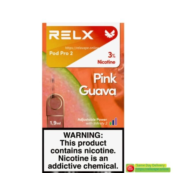 RELX Pod Pro 2 Pink Guava 3% in UAE